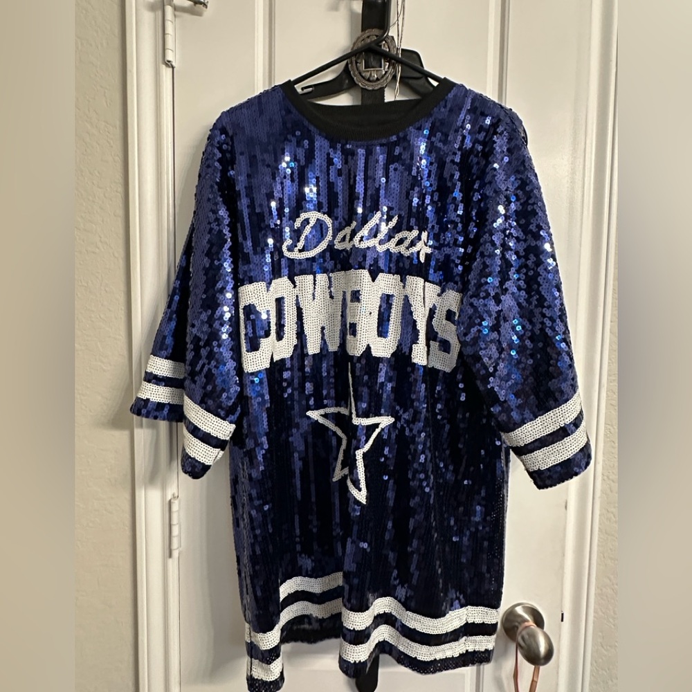 Dallas Cowboys sequins dress